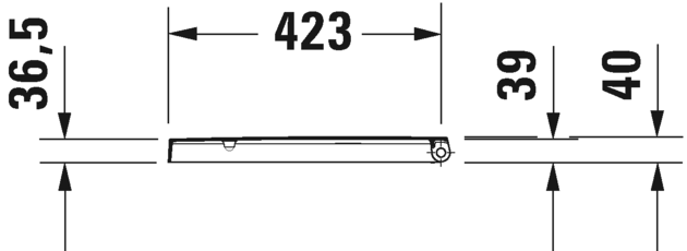 0020112600 Крышка сиденье для унитаза Duravit ME BY STARCK - Вид №3