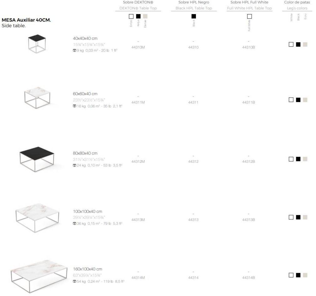 VONDOM Садовый столик низкий прямоугольный Pixel sun-id-1409201 - Вид №3