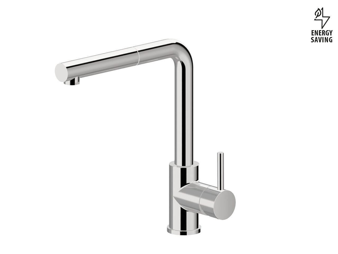 Смеситель для кухни с поворотным изливом и съемным ручным душем Newform ARCH-00014807