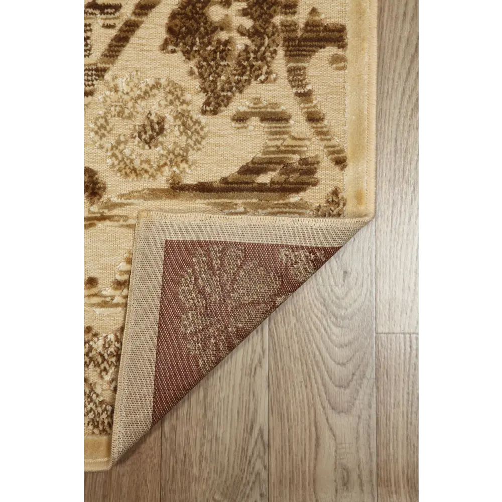 Ковер вискоза Genova 252/626260 135x195 см цвет бежевый RAGOLLE STLM-2212137 - Вид №5