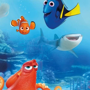 4-446-Dory-and-Friends Фотообои Komar Disney 2.54х1.84 м