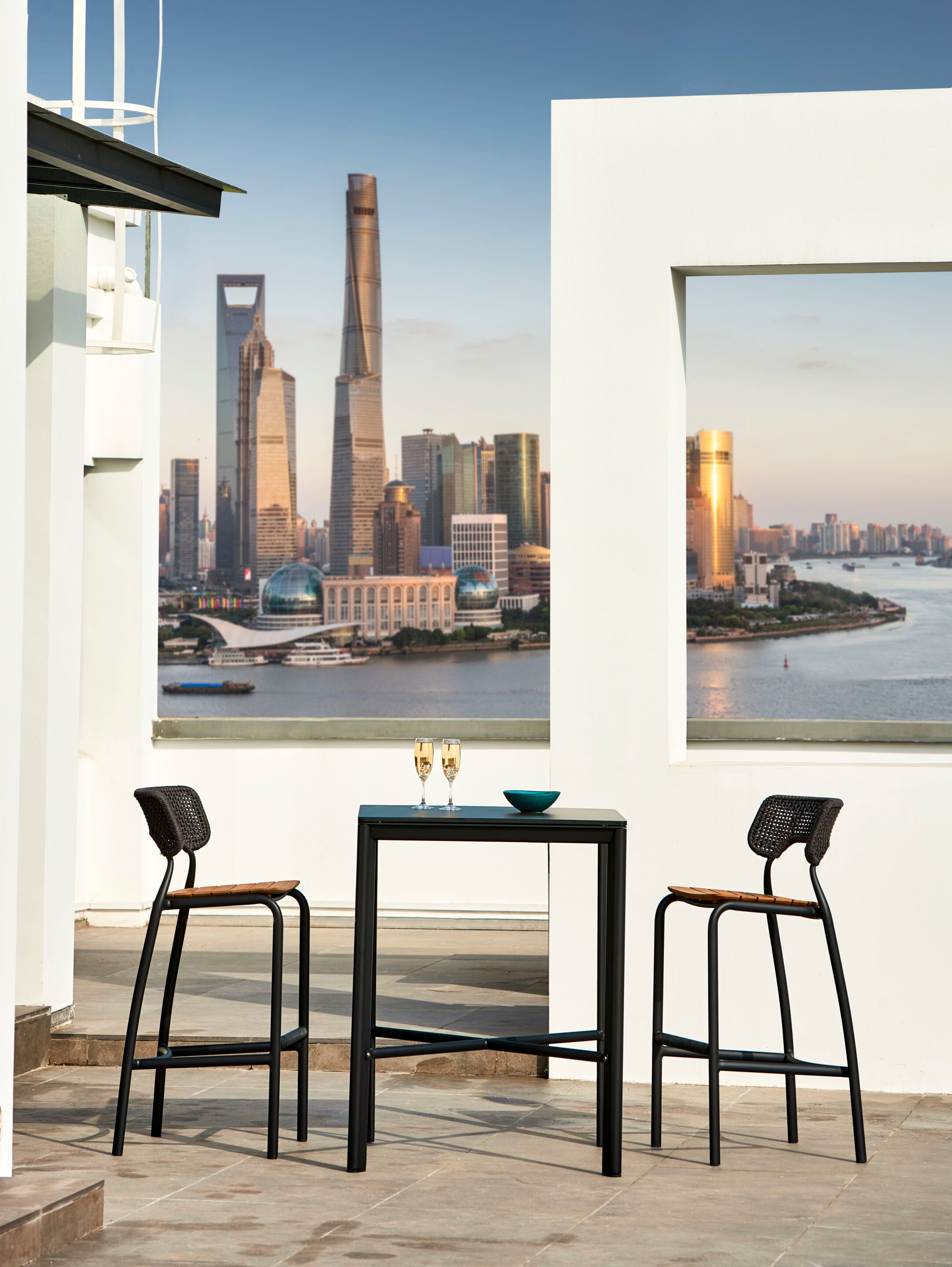 Высокий квадратный садовый стол в HPL Mindo Mindo 102 ARCH-00059510 - Вид №1