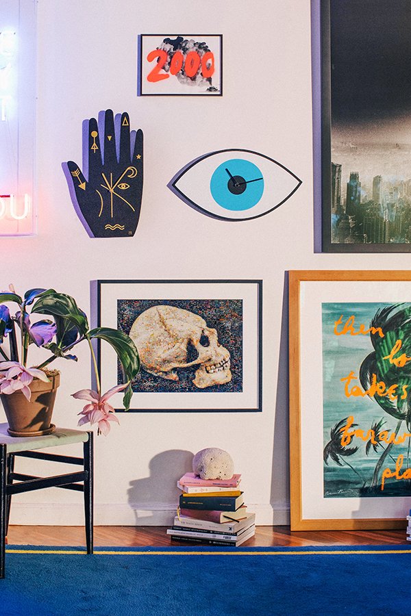 Часы настенные черное Mystic Time Hand DOIY  00-3894916 Черный  - Вид №2