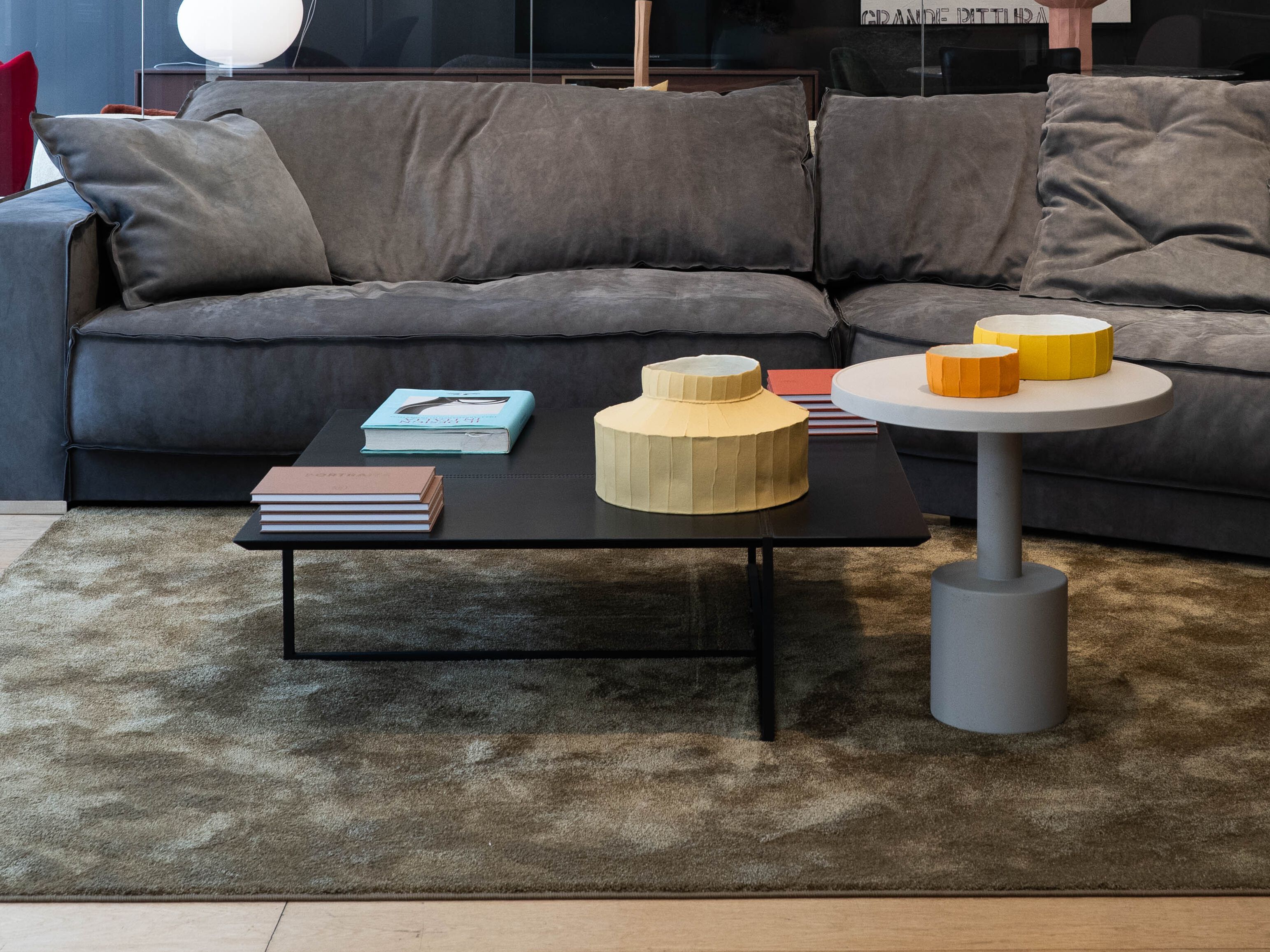 Квадратный кожаный журнальный столик In Stock Baxter ARCH-00055993