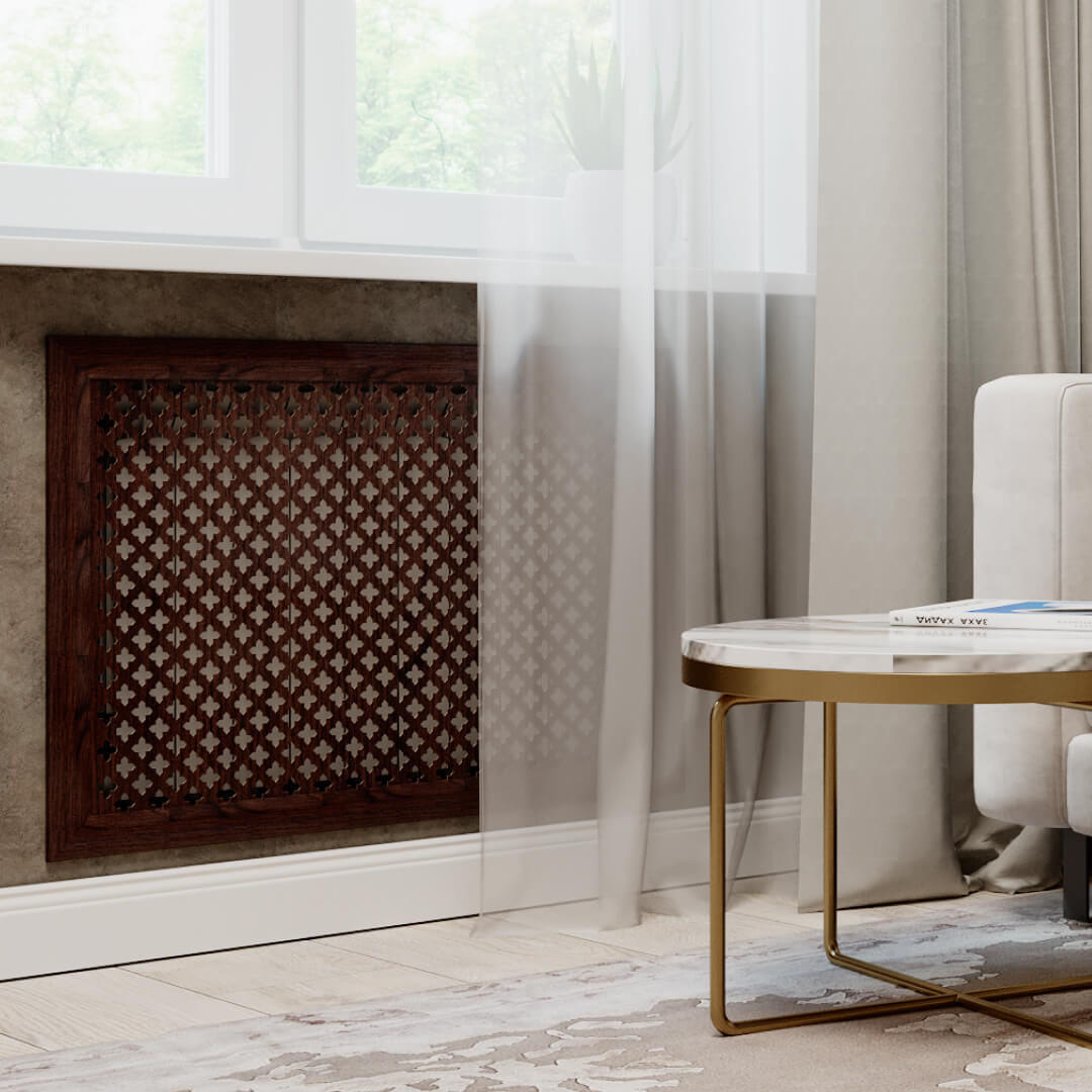 Экран для радиатора 120х60 см Готико венге STELLA Standart STSR-1112 - Вид №1