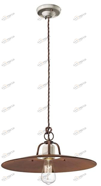 FERROLUCE Подвесной светильник из металла Grunge C1431 /2 /3