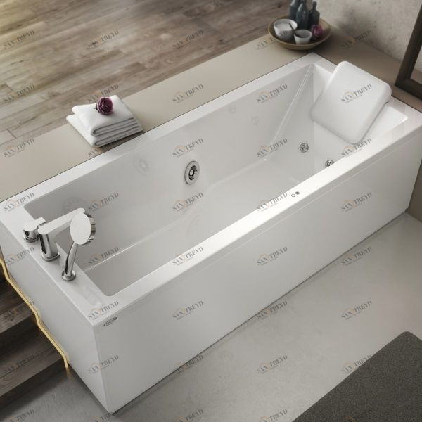 Ванна с гидромассажем Energy 160 без панелей ENE-1001-2700 Dx Jacuzzi ENE10012700DX