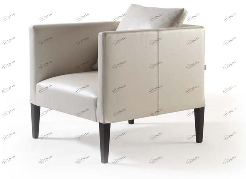 Frigerio Salotti Кожаное кресло с подлокотниками Adele sun-id-1428745