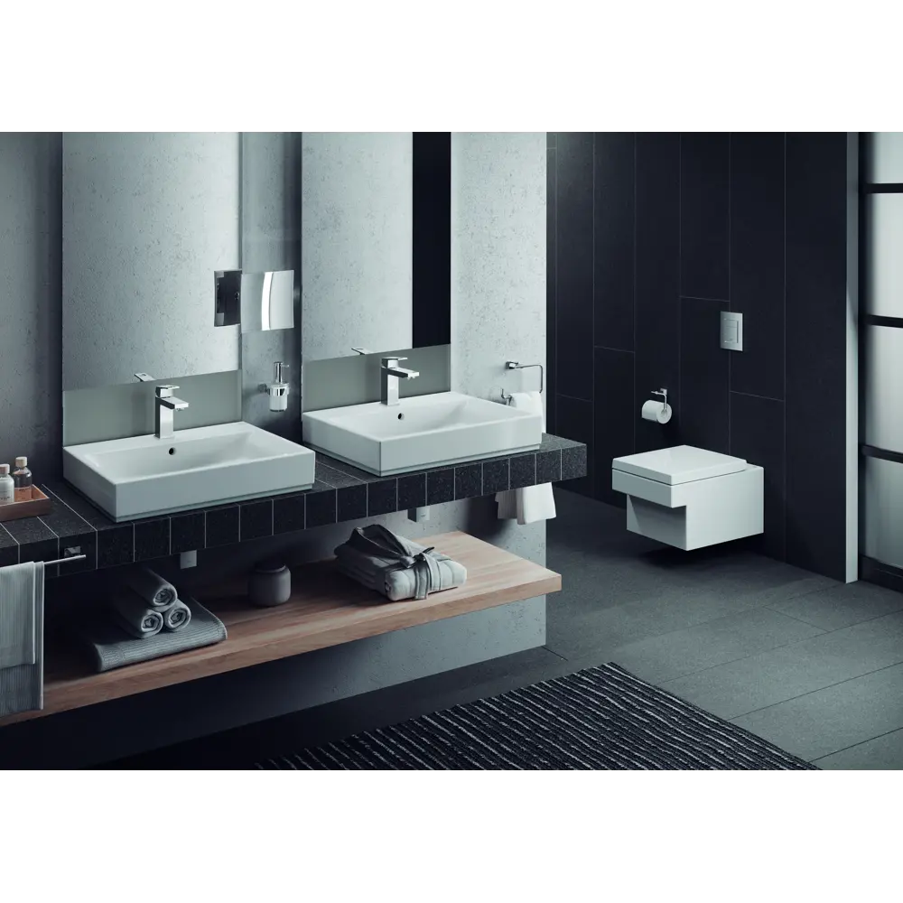 Набор аксессуаров для ванной Grohe Essentials Cube 3 предмета цвет хром 88280366 STLM-2028682 - Вид №6