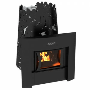 Печь каменка для бани GRILL'D Dubravo 180 Window
