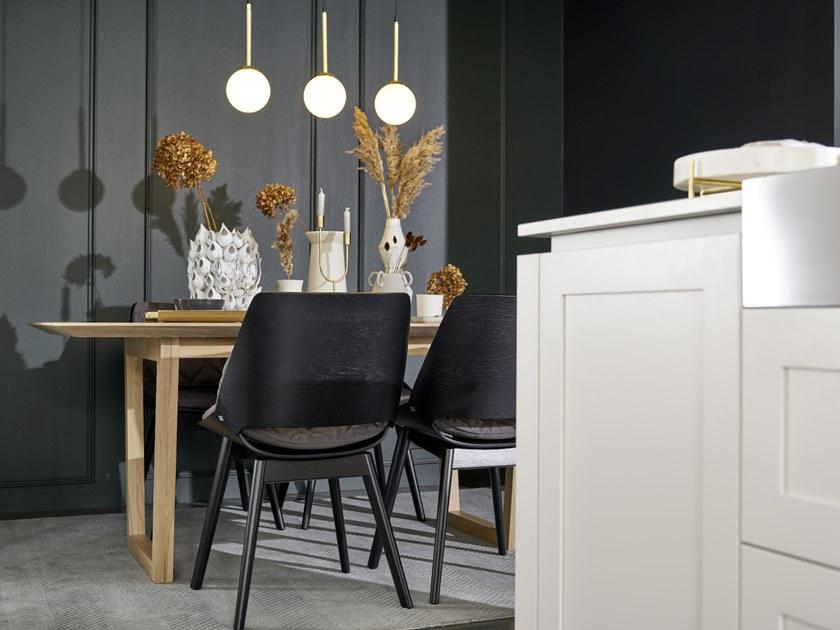 rational Кухня на заказ из дерева с островом без ручек Cottage sun-id-1439129 - Вид №6