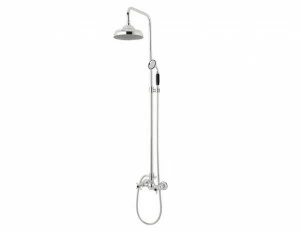 035019.CN0.50 Душевой набор с колонной и черным фарфором Яркий хром