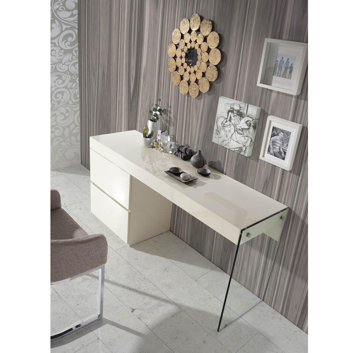 Письменный стол с ящиками кремовый Personalidad от Angel Cerda ANGEL CERDA  241798 Бежевый  - Вид №1