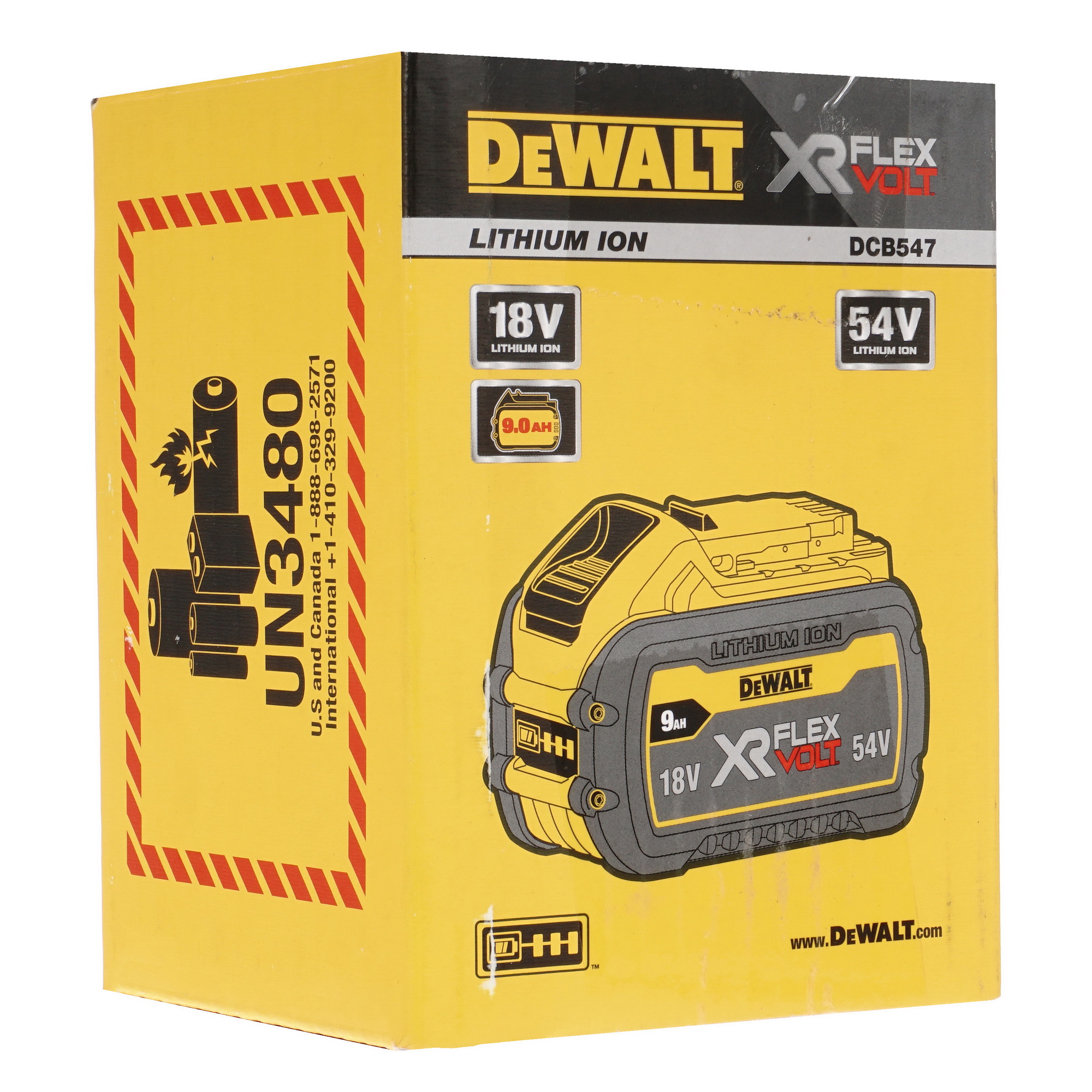 Аккумулятор DeWalt DCB547 XR FLEXVOLТ 18/54V 8168575 STDN-0117435 - Вид №4