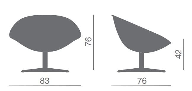 Спицевое вращающееся кресло с подлокотниками Kastel Krokus ARCH-00071440 - Вид №9