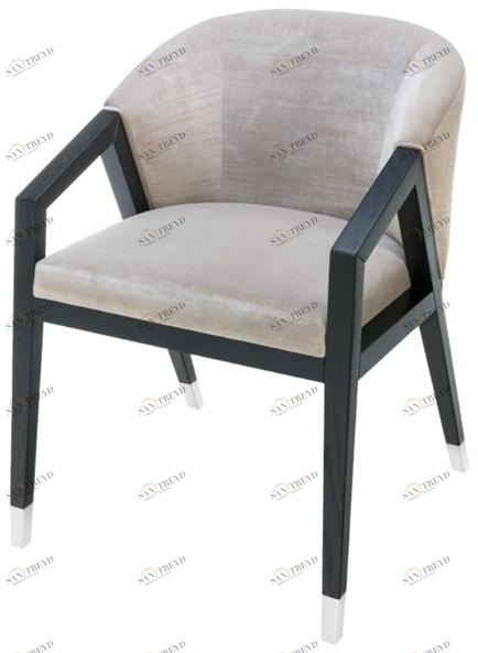 FRATO Бархатное кресло с подлокотниками  Fup100005aas 