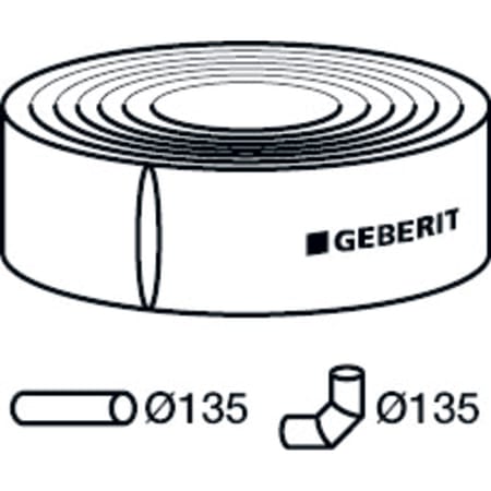 310.921.00.1 Звукоизолирующий рукав Geberit из ПЭ Geberit  - Вид №7