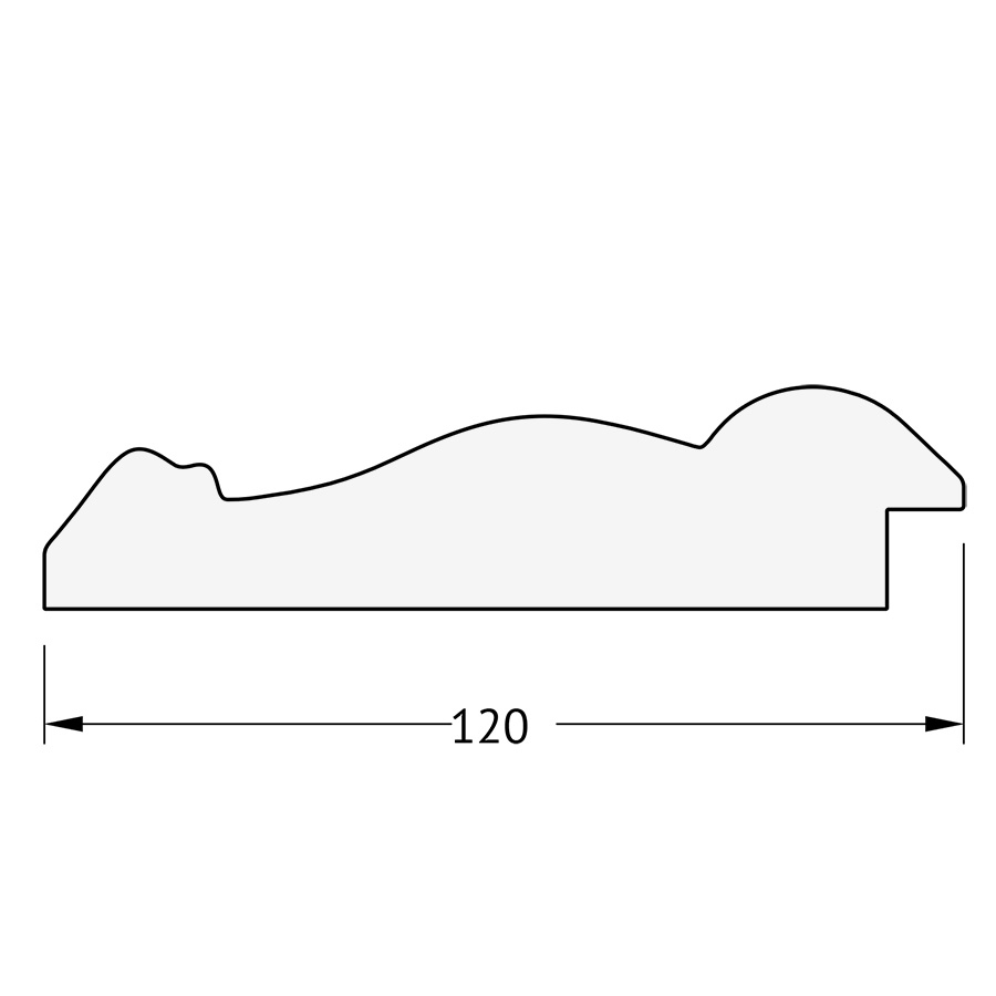 BY 3559 Зеркало с фацетом в багетной раме - состаренная бронза с орнаментом 120 mm EVOFORM Exclusive - Вид №4