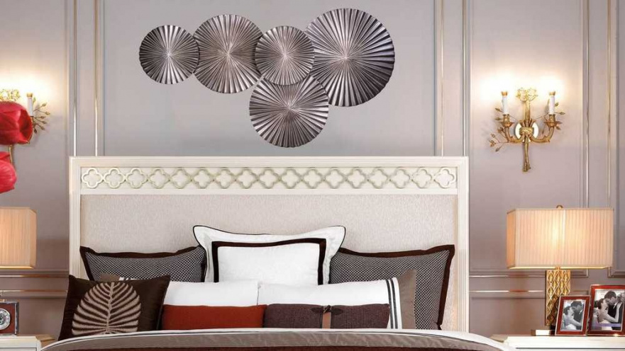 Настенное панно из дерева inflow gold 130см.*85см. EVENHOME ДИЗАЙНЕРСКИЕ 129708 Шампань  - Вид №5