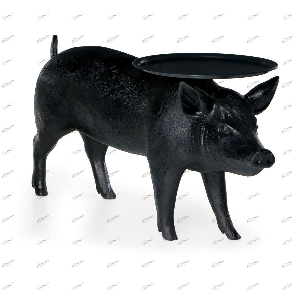 Кофейный столик черный стеклянный 70х160 см Black Pig DELIGHT COLLECTION  00-3882217 Черный 