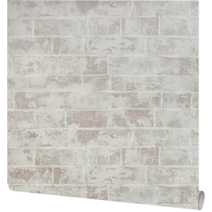 Обои флизелиновые Palitra Life Brick серые 1.06 м PL71412-14 82424603 STLM-2045401