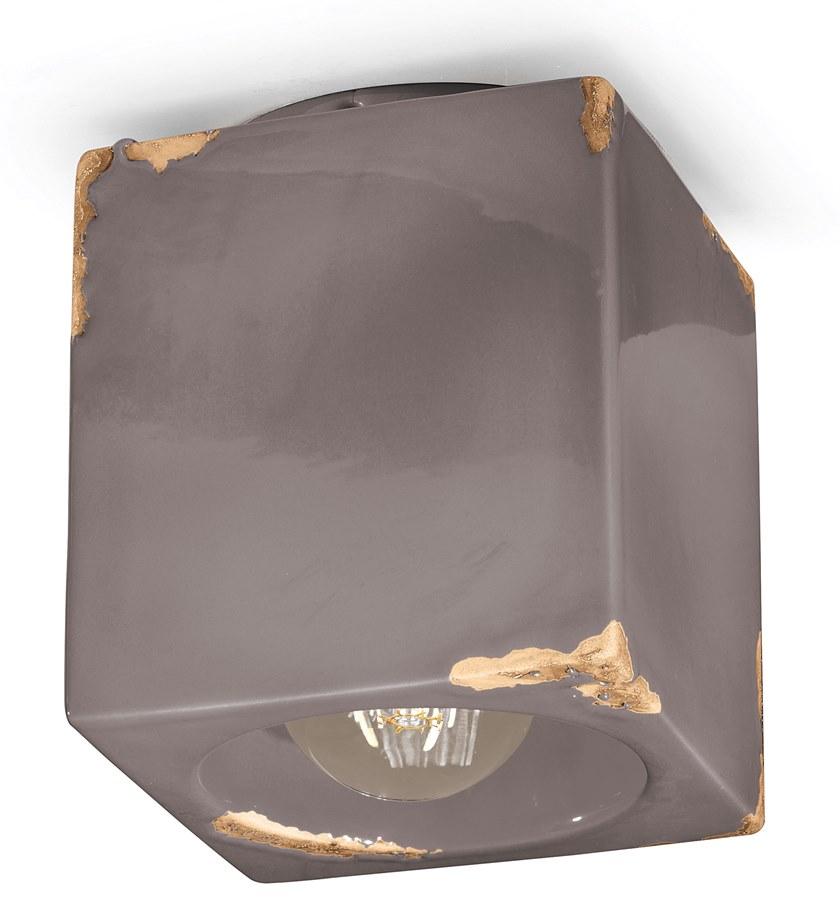 FERROLUCE Квадратный керамический потолочный светильник Vintage C987 - Вид №10