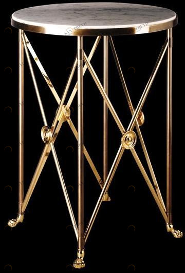 Tisserant Журнальный столик из бронзы Croisillons sun-id-1484211