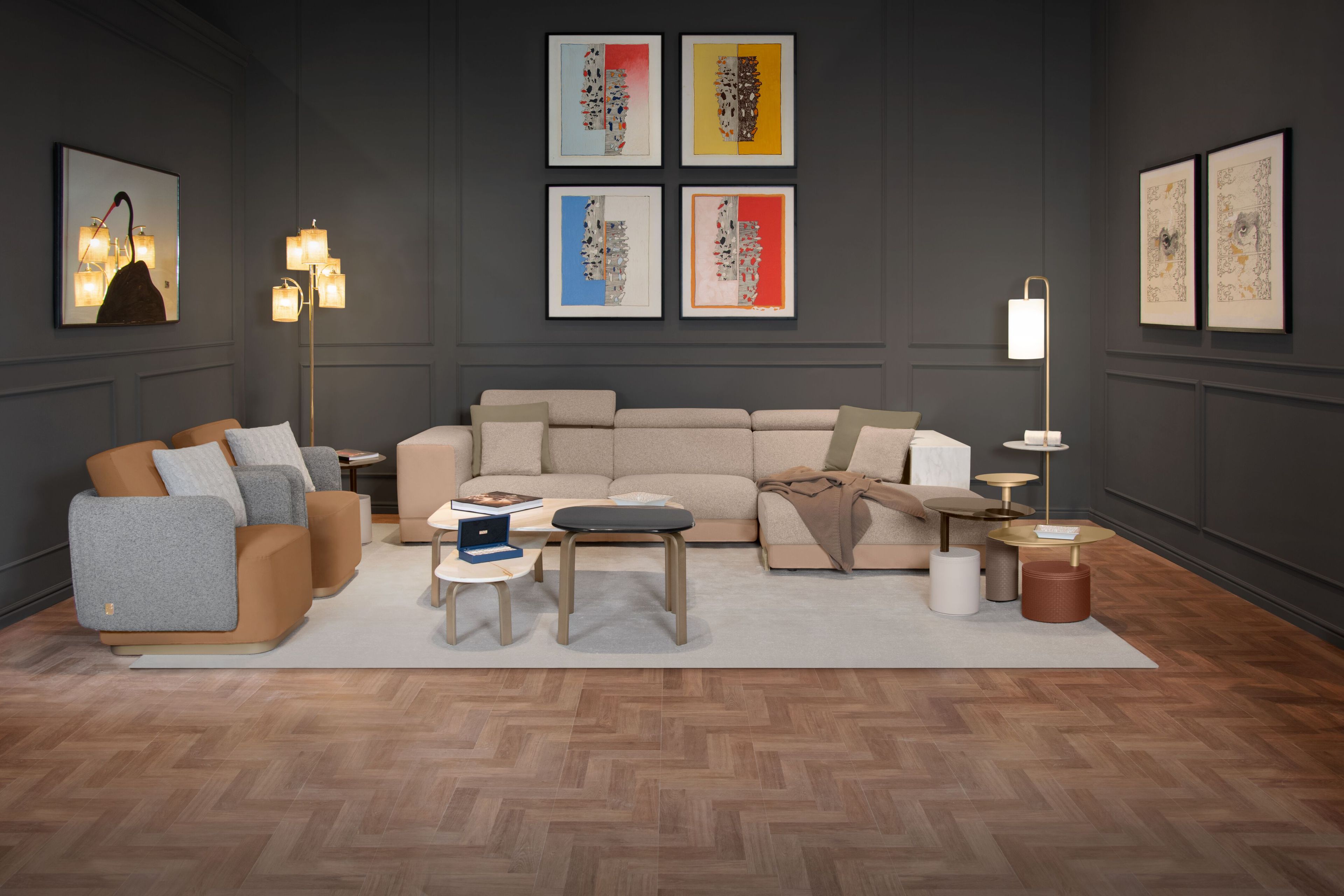 Торшер с мраморной деталью Formitalia CLUB ARCH-00138524 - Вид №2