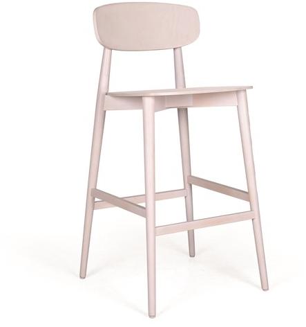 Fenabel Высокий деревянный табурет с подставкой для ног Donasella sun-id-1433298 - Вид №2