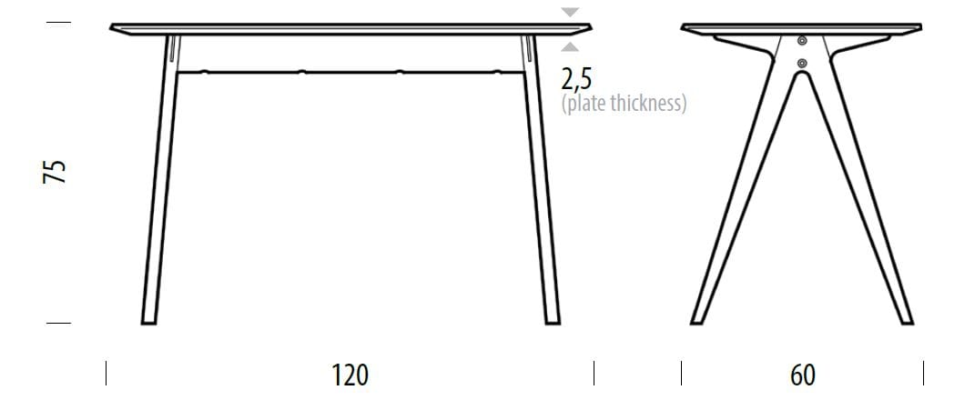 Прямоугольный стол из дуба Gazzda Ava ARCH-00031376 - Вид №8