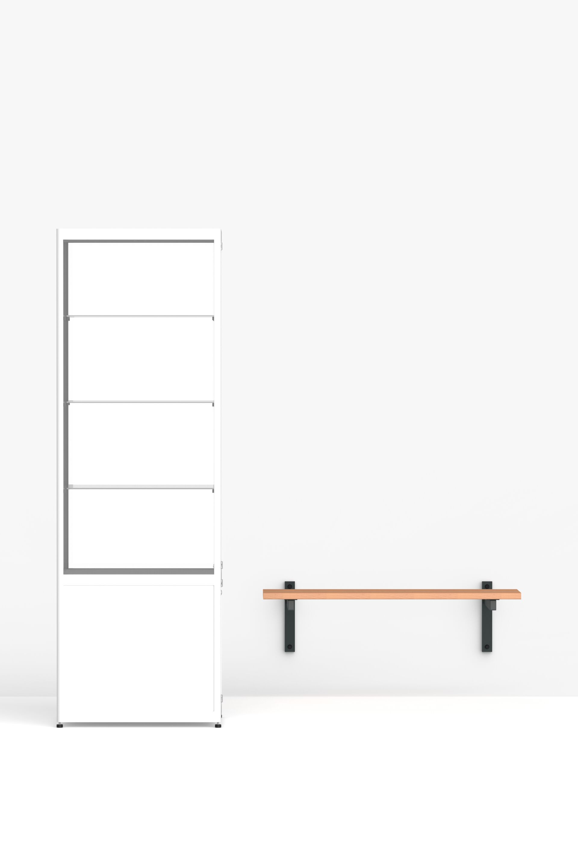 Скамейка для спортивных сооружений из бука FUNCTIONALS Tertio ARCH-00012152 - Вид №3