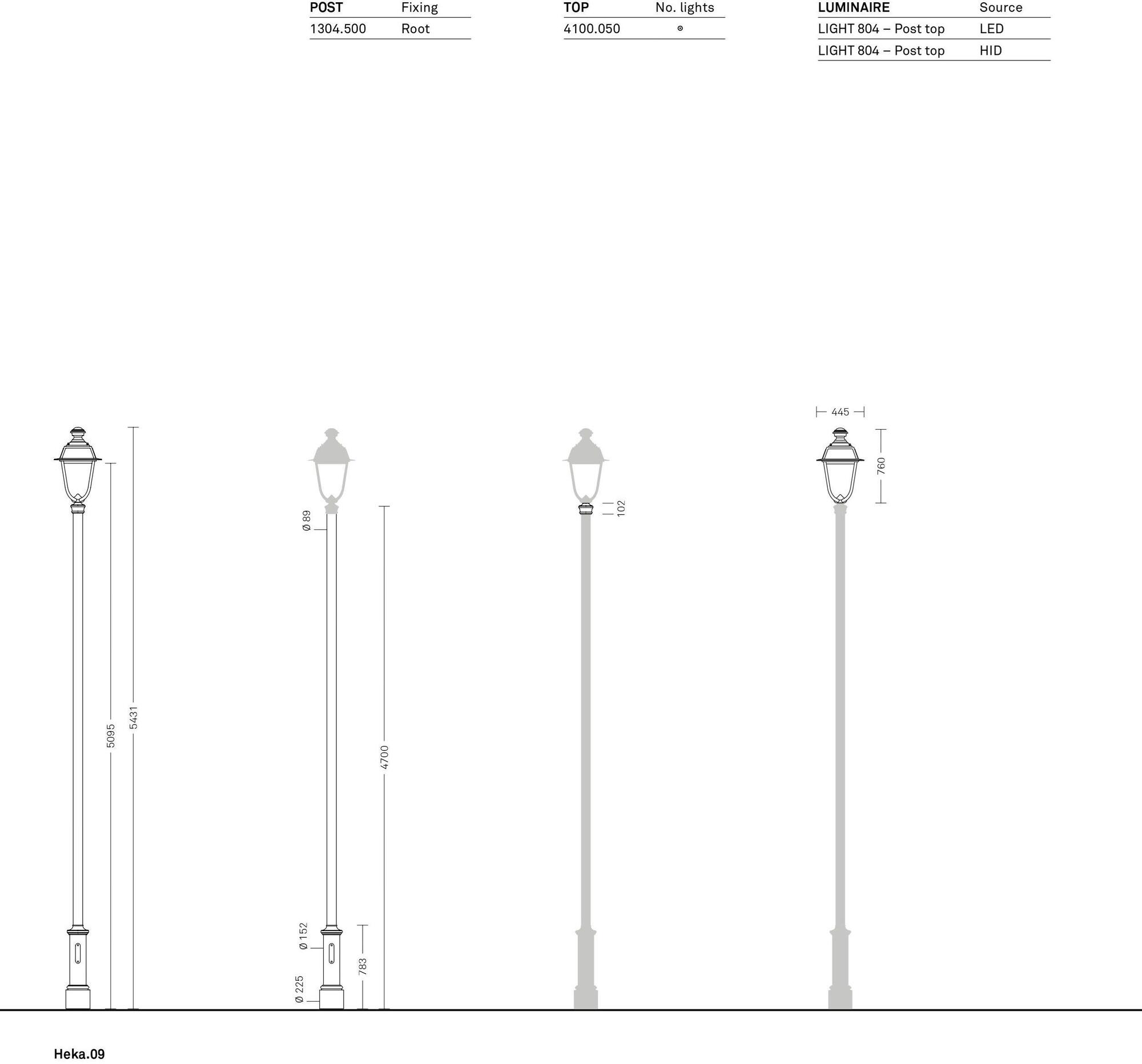 Neri Фонарь уличный фонарь Heka sun-id-1437493 - Вид №5