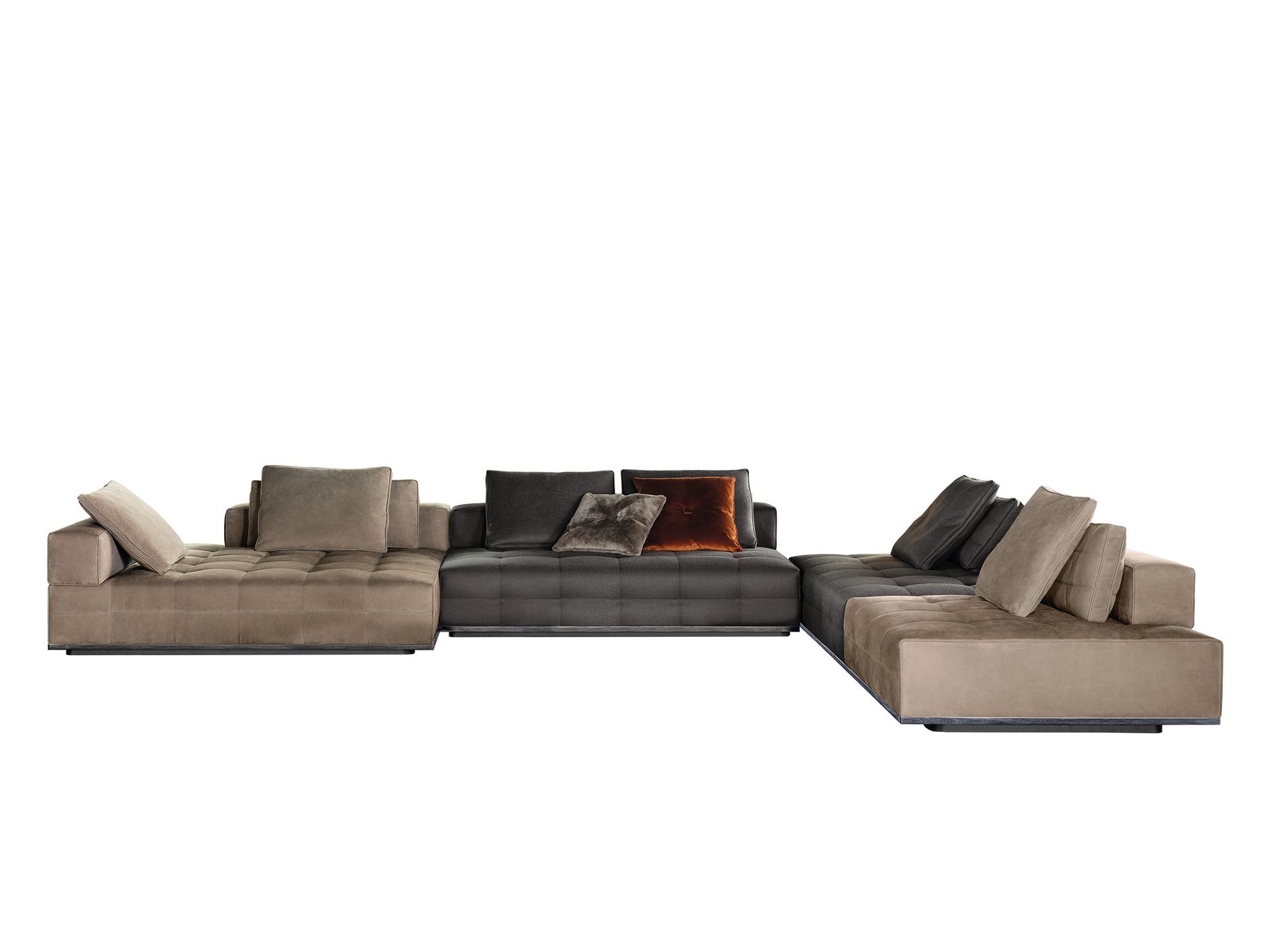 Модульный тканевый диван Minotti ARCH-00049247