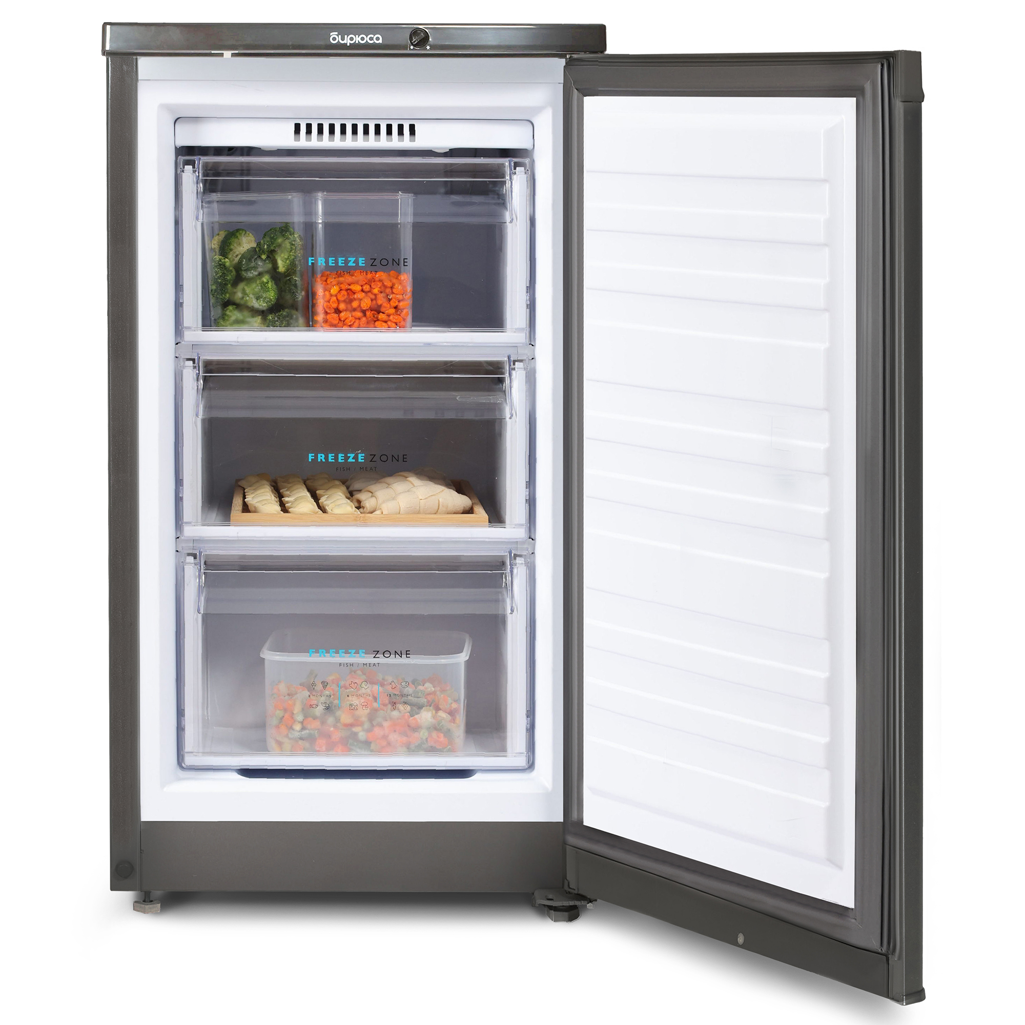 9283688 Морозильный шкаф  Бирюса W412 черный STDN-0136800 - Вид №5