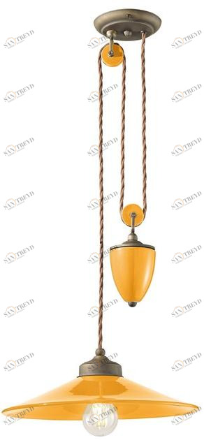 FERROLUCE Регулируемый керамический подвесной светильник Colors C1632