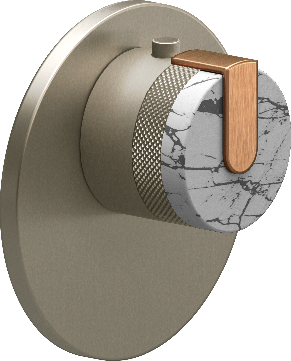 E-8027-R2MWE-L1BRG-SN-T Термостатический переключатель 3/4-Внешняя часть GRAFF MOD+
