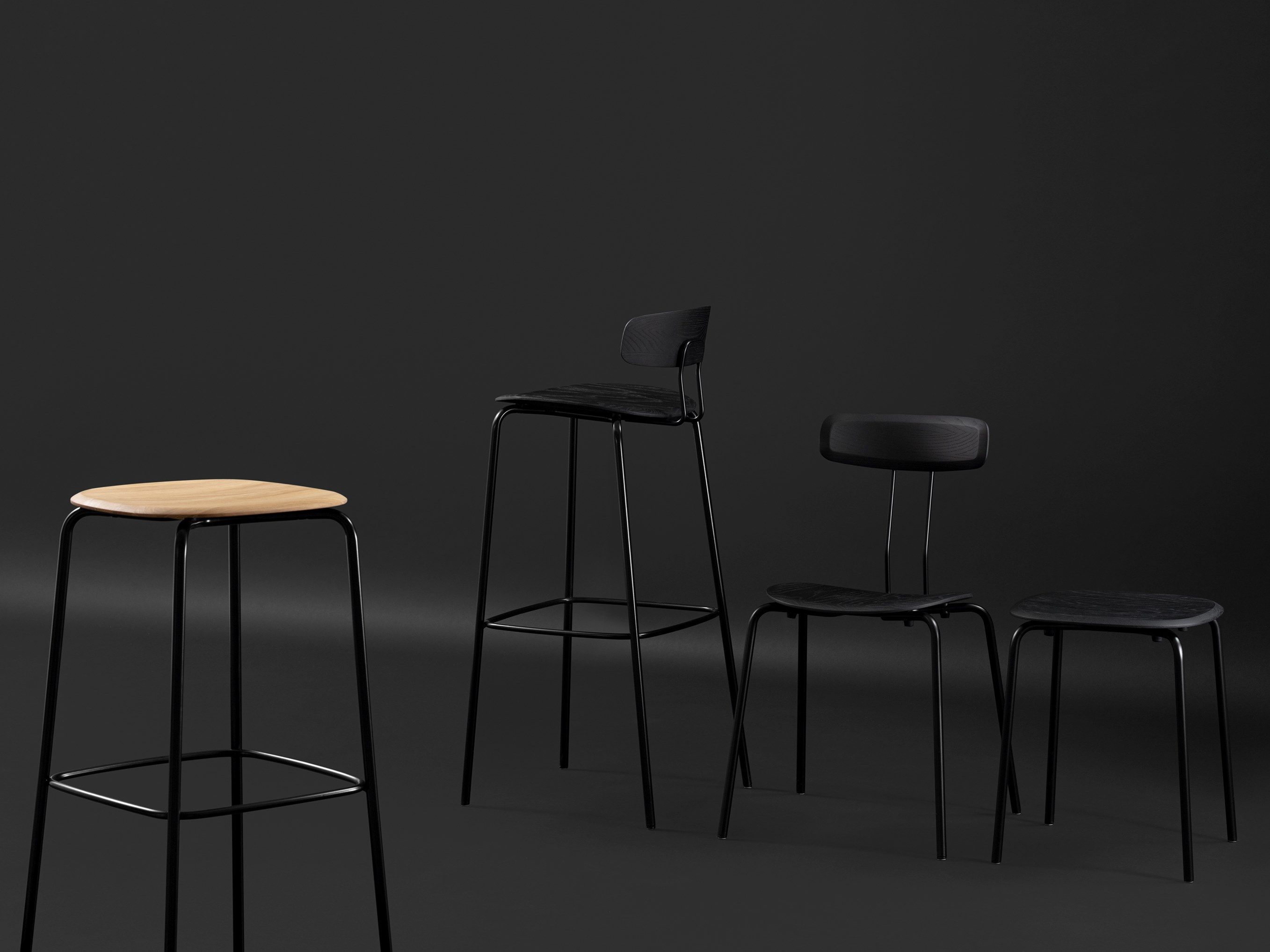 Стул из стали и дерева ZEITRAUM Okito ARCH-00027958 - Вид №5