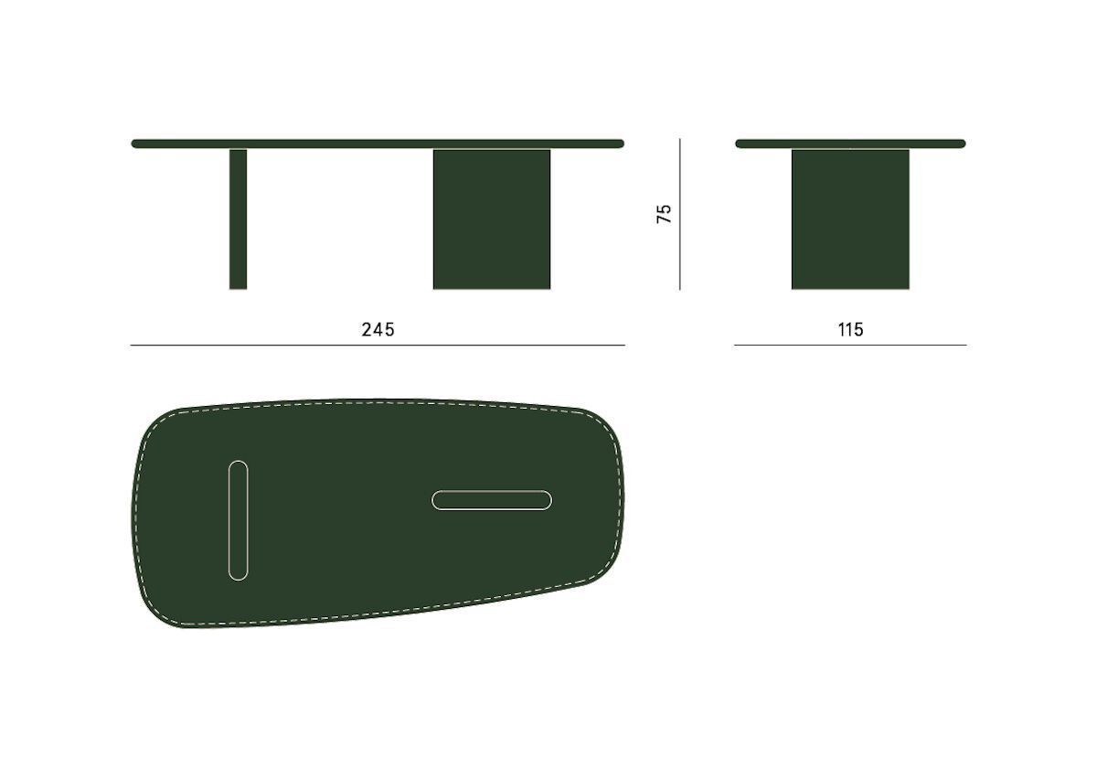 Обеденный стол из ясеня с деревянной или мраморной столешницей Carpanese Home Rising ARCH-00151782 - Вид №5