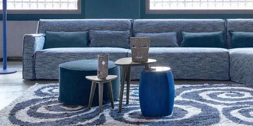 Gervasoni Круглый пуф со съемной крышкой Brick sun-id-1482039 - Вид №5