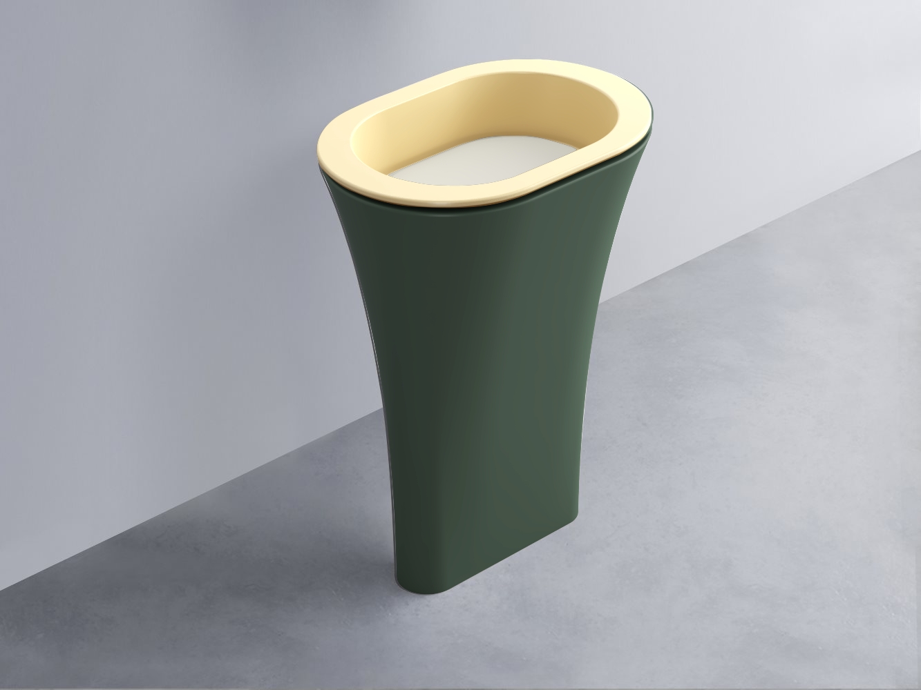 AMLA65-CN+AMPILO-TL+AMCOLO-MU Раковина Amedeo Ovale отдельностоящая cielo Enjoy + Amedeo Ceramica Cielo