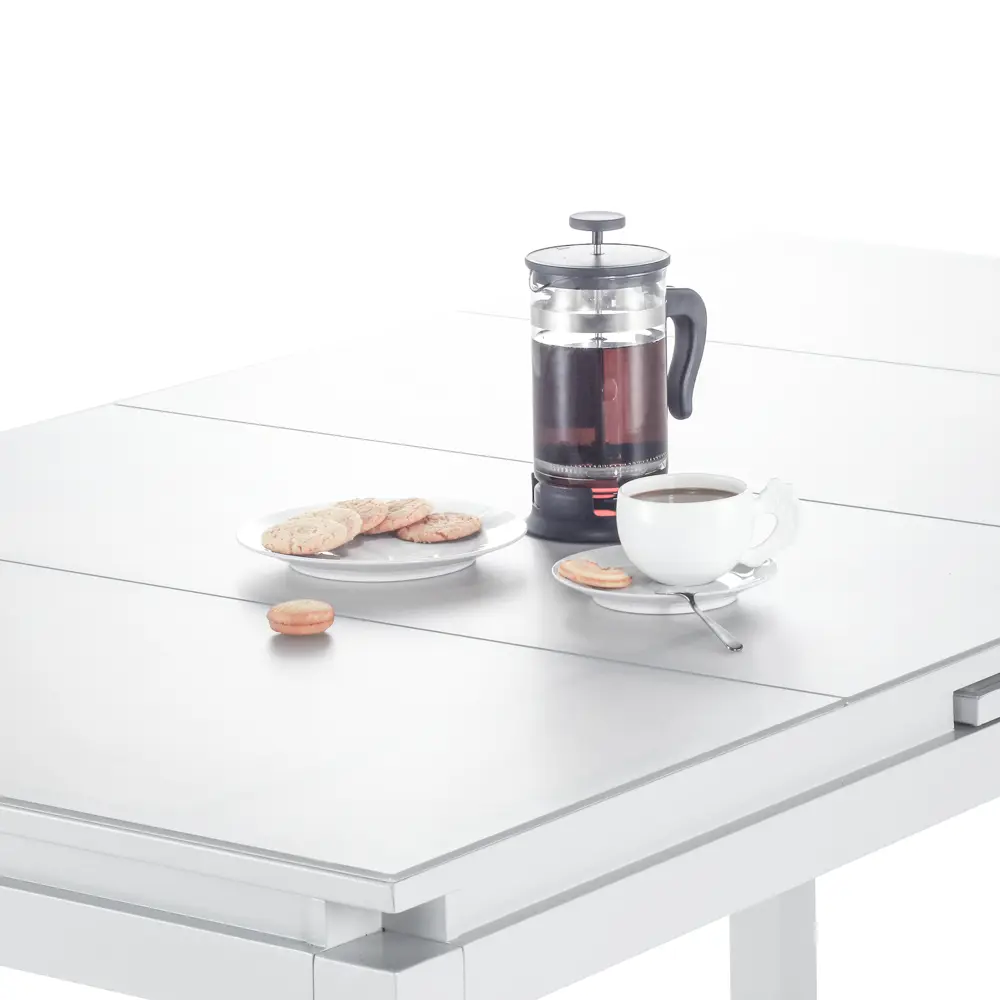 Стол садовый раздвижной Naterial Odissea Easy 180-240х90х76.5 см алюминий белый 81956371 STLM-2009705  - Вид №6