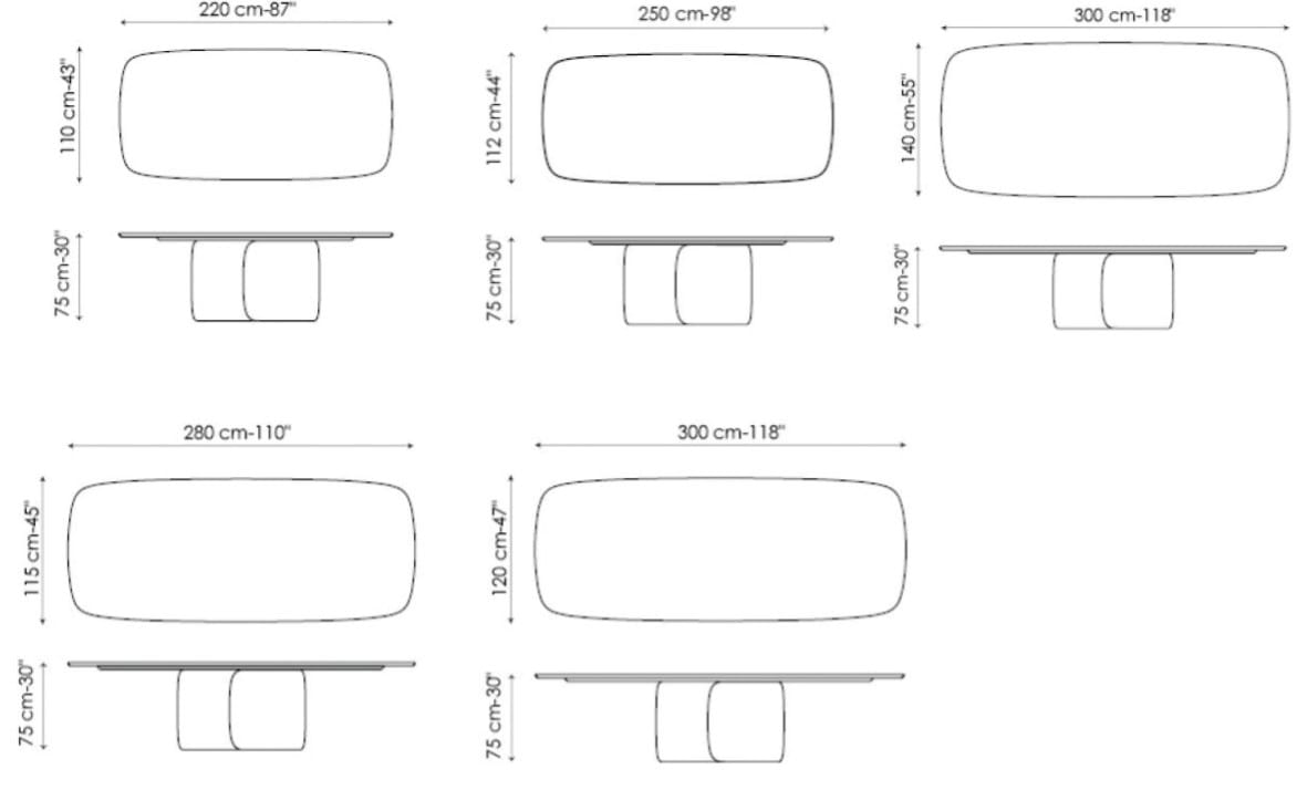 Обеденный стол BONALDO MELLOW ARCH-00139603 - Вид №9