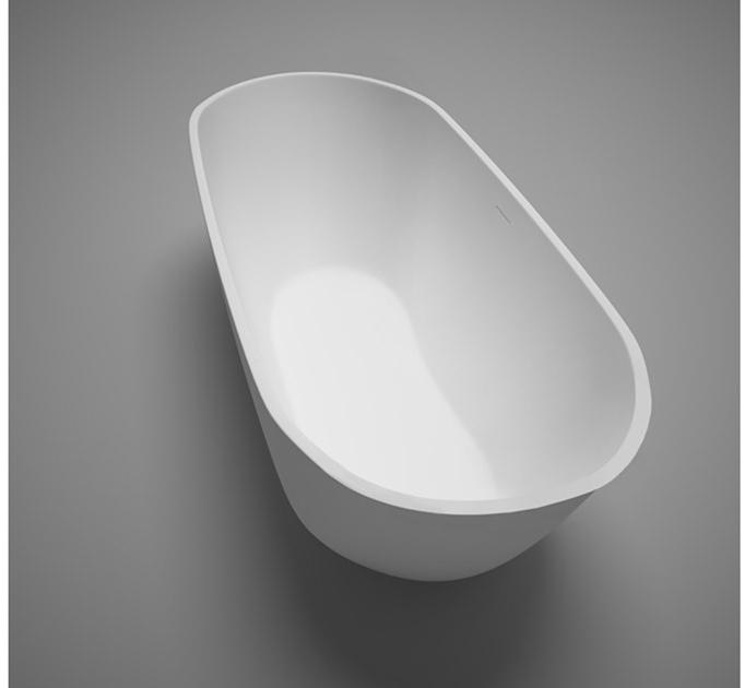 Blu Bathworks® Отдельностоящая овальная ванна цвета blue ∙ stone ™ Luna Bt0402n16 - Вид №2