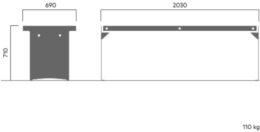 VESTRE Стол для общественных мест из сосны Via sun-id-1451277 - Вид №5