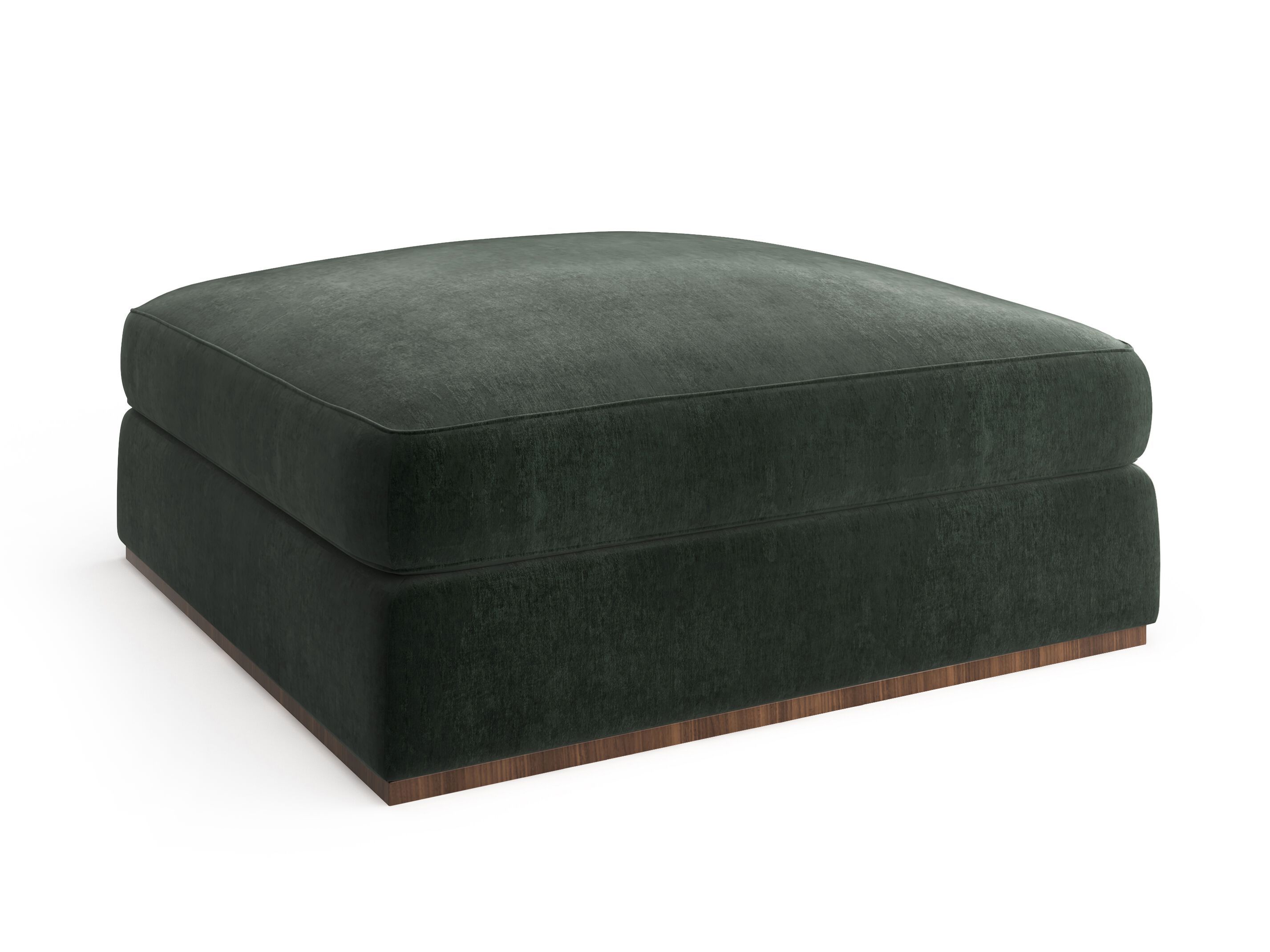 Квадратный бархатный пуф Caracole красивый ARCH-00020125 - Вид №1