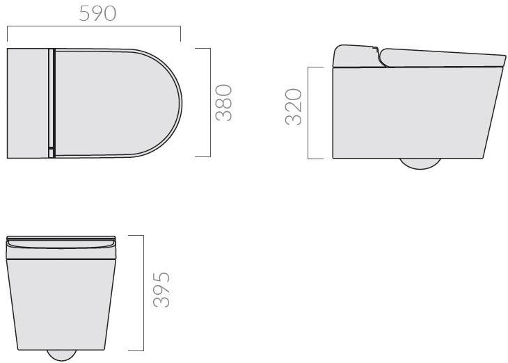Подвесной унитаз настенный Белый Galassia  Италия sun-id-1471176 - Вид №6