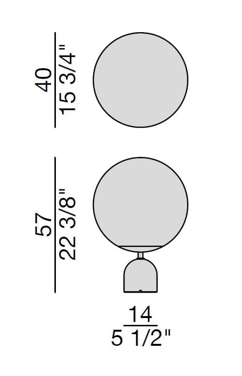 Стеклянная светодиодная настольная лампа Porada Soul ARCH-00092703 - Вид №4