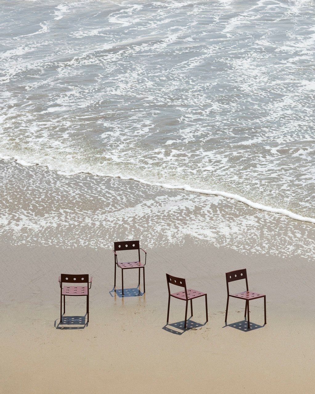 Стальной стул с порошковым покрытием с открытой спинкой Hay балкон ARCH-00152024 - Вид №24