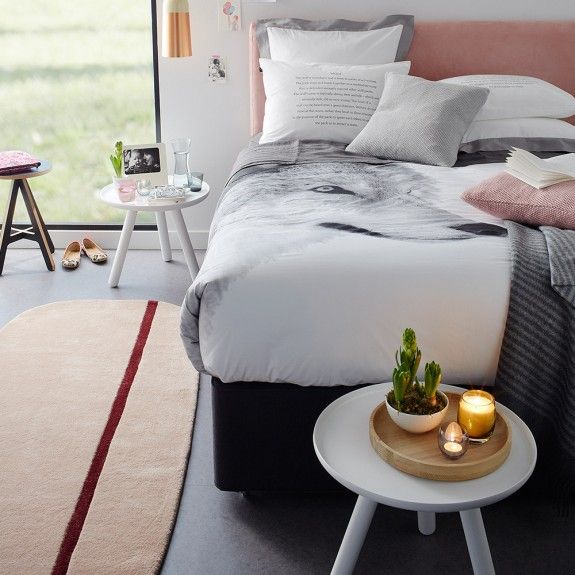 Стол Tablo маленький 42 x D50 cm, белый-белые ножки Normann Copenhagen 602150 - Вид №1