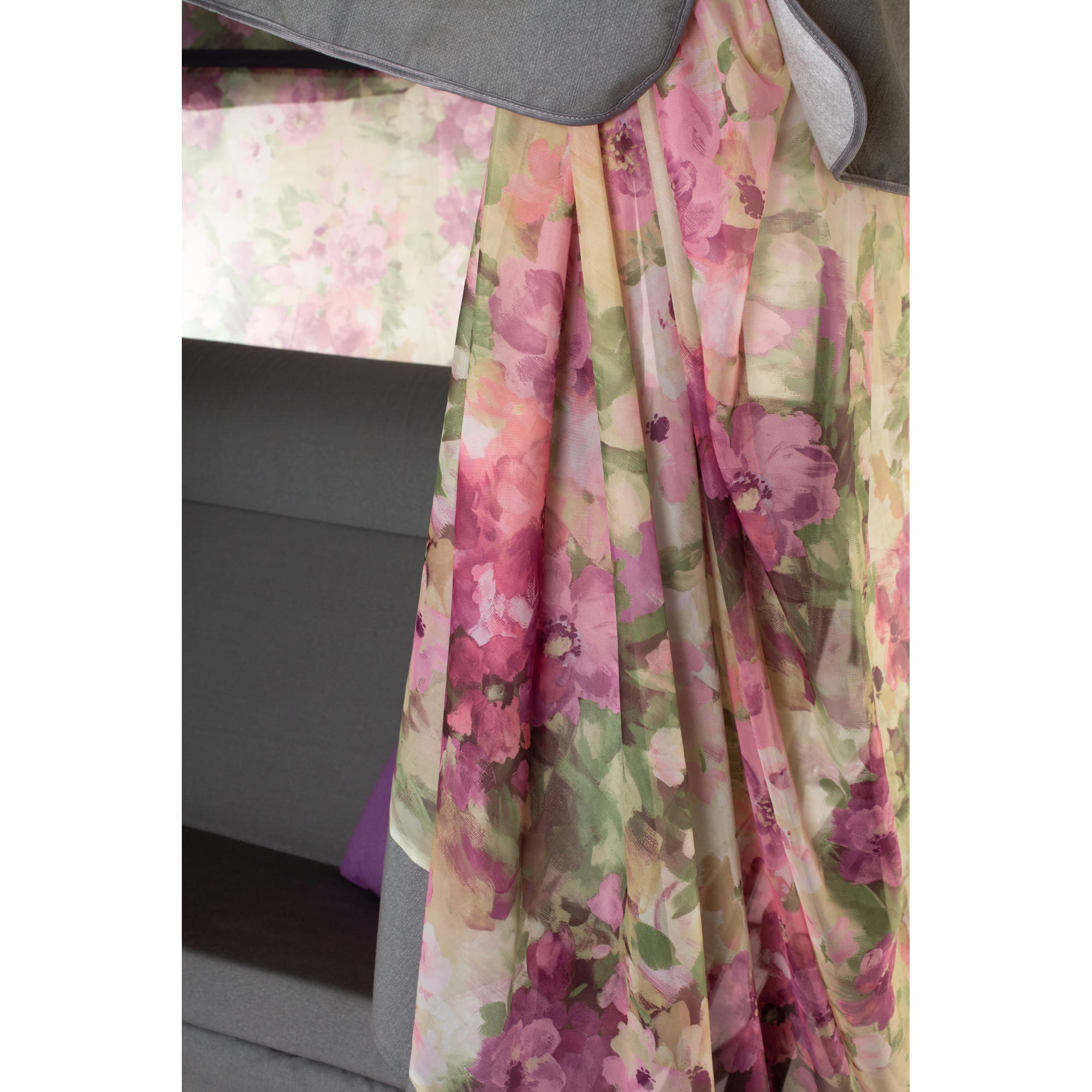 82492361 Качели садовые Элиз 3-х местные (до 280 кг) серый/ сиреневый Santreyd  - Вид №1